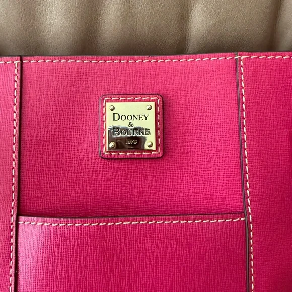 Pink Dooney & Bourke Tote - Picture 2 of 7